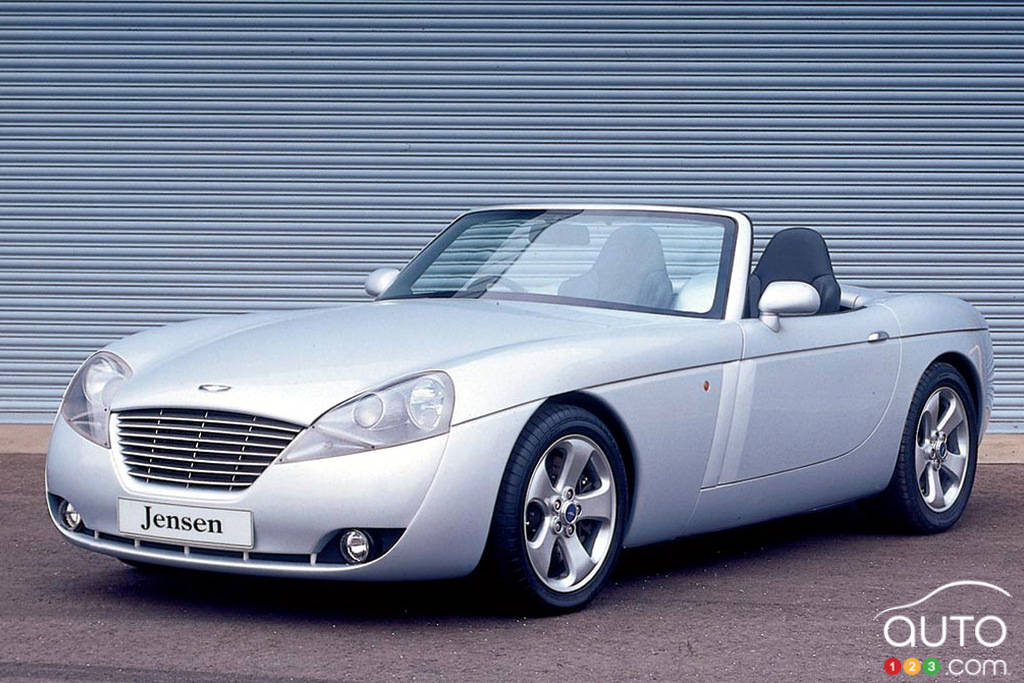 Jensen S-V8 2001, trois quarts avant